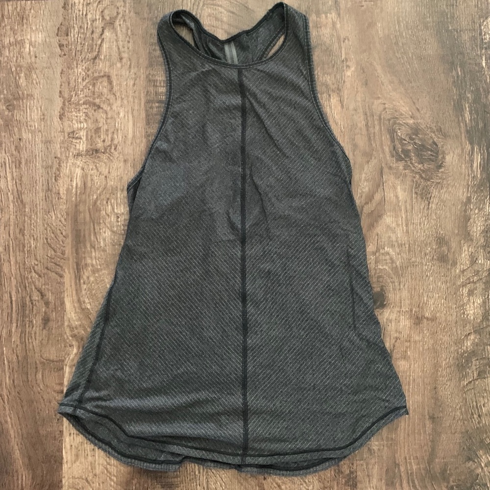 lululemon athletica Women's Racerback Tank Top in Charcoal Gray